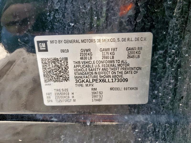 2020 GMC TERRAIN SL - 3GKALPEX6LL173009