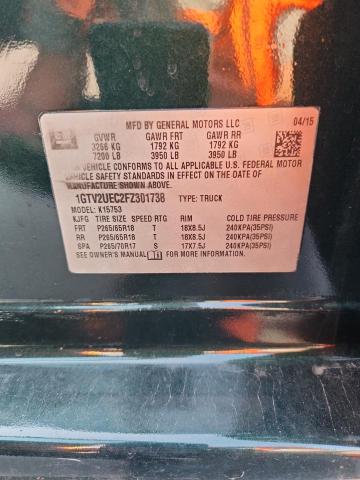 2015 GMC SIERRA K1500 SLE - 1GTV2UEC2FZ301738