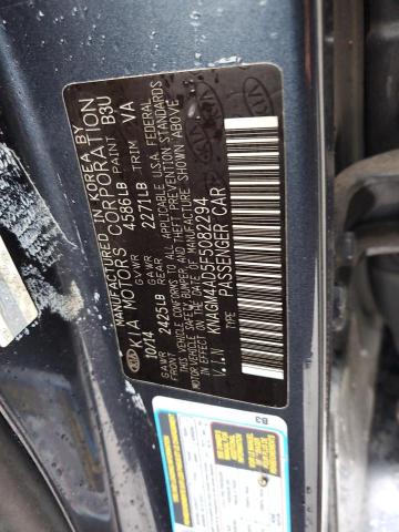 2015 KIA OPTIMA HYB KNAGM4AD5F5082294