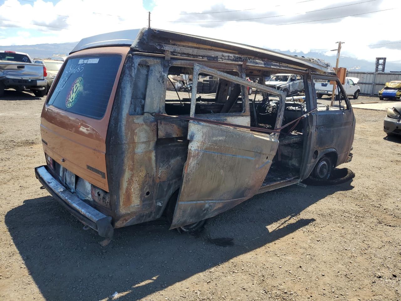 Lot #3268767405 1982 VOLKSWAGEN VANAGON CA