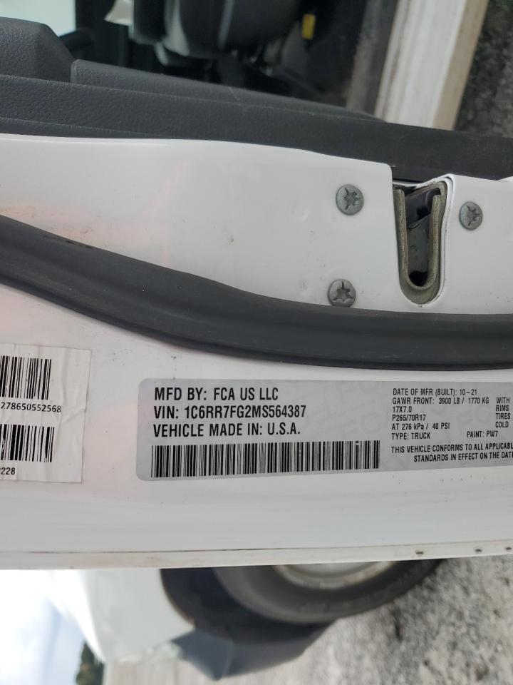 Lot #3304578439 2021 RAM 1500 CLASS