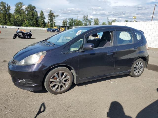 HONDA FIT SPORT 2013 purple  gas JHMGE8H52DC041375 photo #1