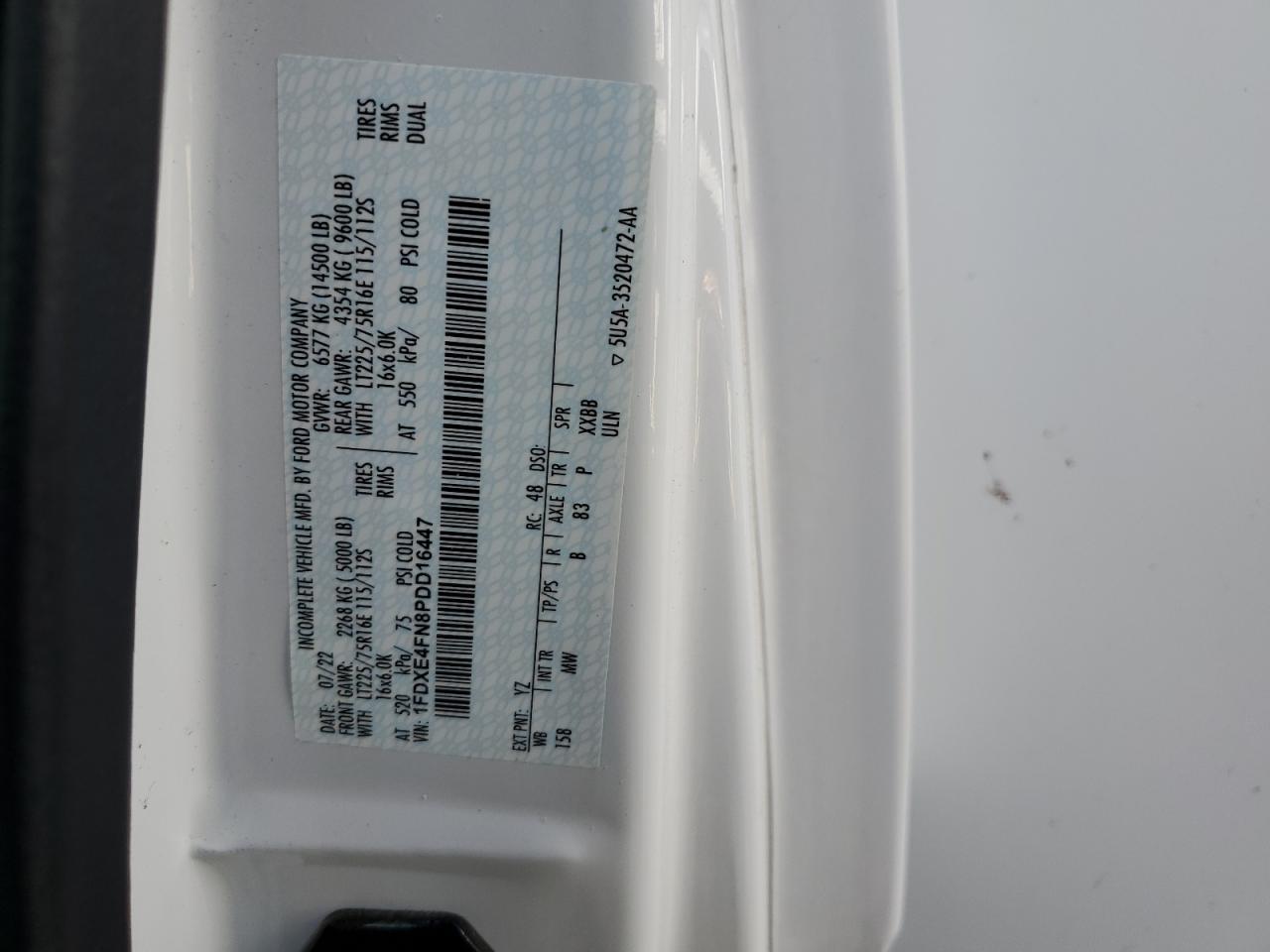 Lot #3271081115 2023 THOR MOTOR HOME