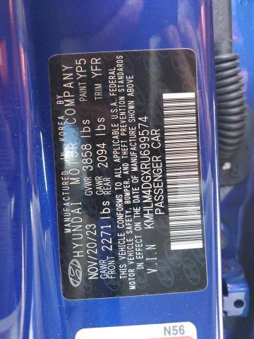 2024 HYUNDAI ELANTRA SEL KMHLM4DGXRU699574