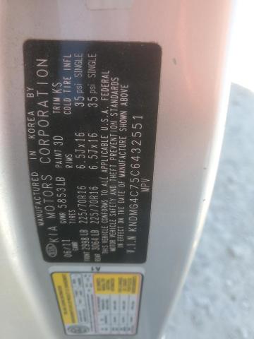 2012 KIA SEDONA LX - KNDMG4C75C6432551