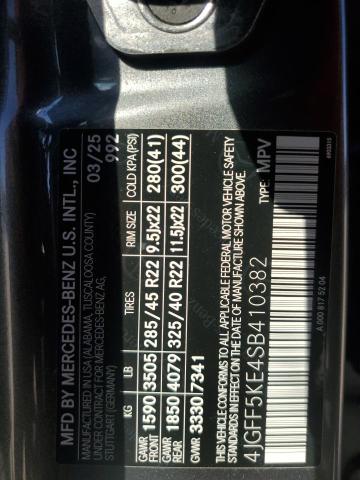 2025 MERCEDES-BENZ GLS 450 4MATIC 4JGFF5KE4SB410382