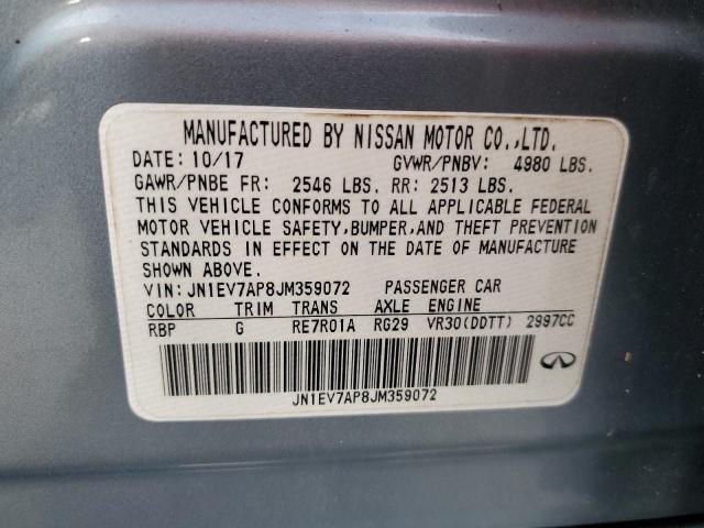 2018 INFINITI Q50 LUXE JN1EV7AP8JM359072