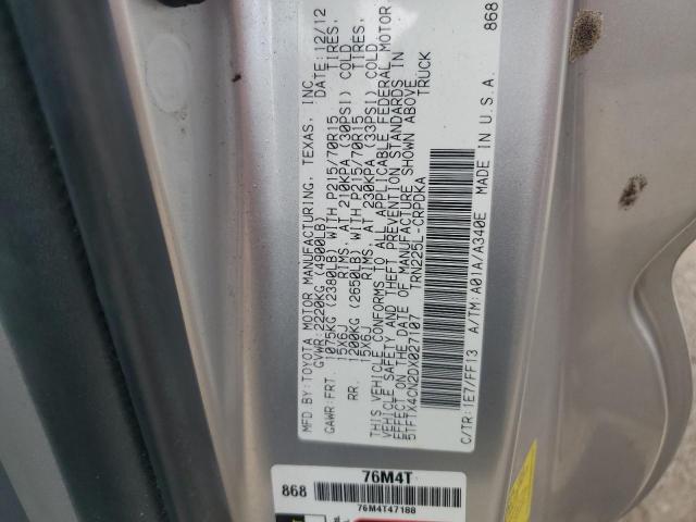 2013 TOYOTA TACOMA ACC #3281569415