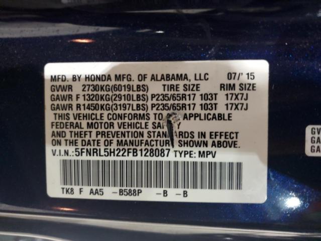 2015 HONDA ODYSSEY LX - 5FNRL5H22FB128087