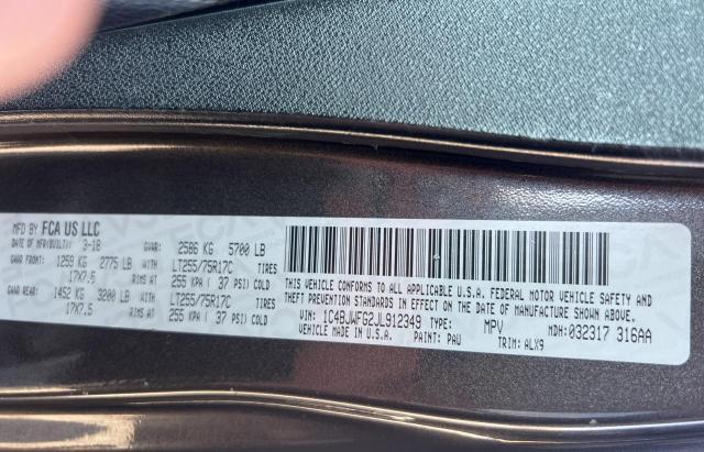 2018 JEEP WRANGLER U 1C4BJWFG2JL912349