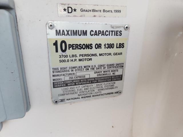 2002 GRADY WHITE BOAT #3310445307