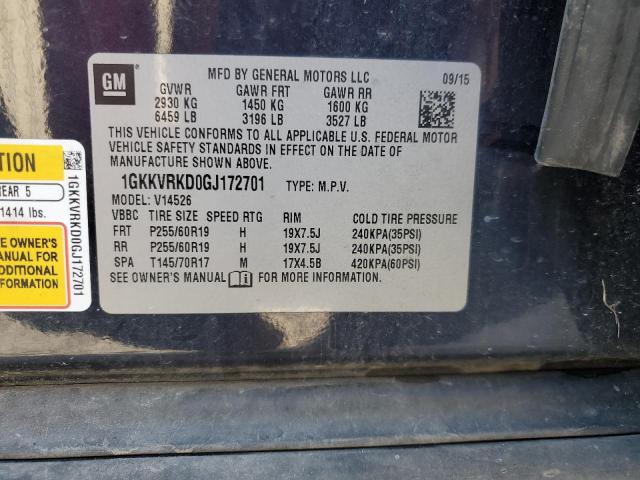 2016 GMC ACADIA SLT-1 1GKKVRKD0GJ172701