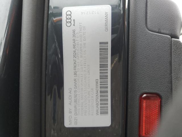 2021 AUDI A5 PREMIUM WAUABCF50MA039963