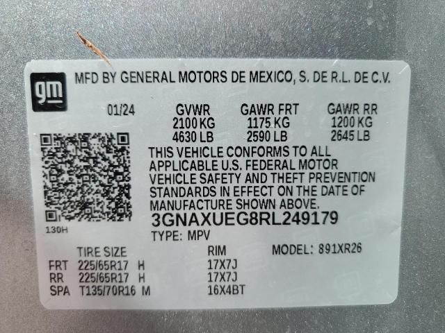 2024 CHEVROLET EQUINOX LT #3254521202