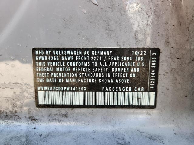 2023 VOLKSWAGEN GTI SE WVWSA7CDXPW141503