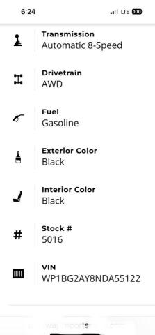2022 PORSCHE CAYENNE GT - WP1BG2AY8NDA55XXX