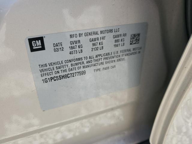 2012 CHEVROLET CRUZE LS - 1G1PC5SH8C7277599