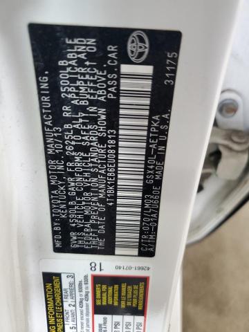 2014 TOYOTA AVALON BAS #3303948719