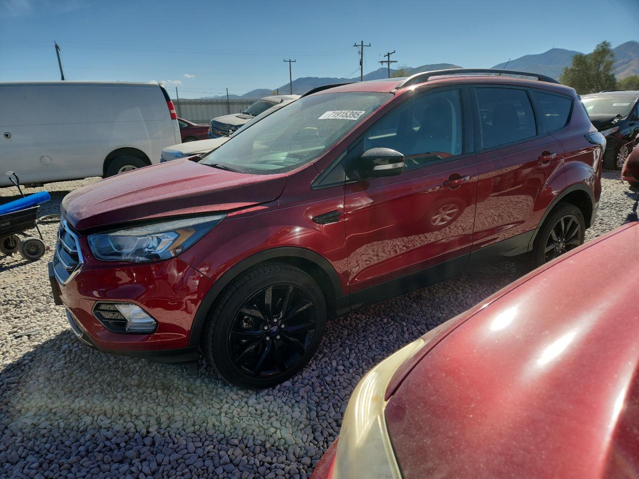 Lot #3255812686 2017 FORD ESCAPE TIT