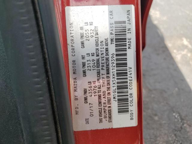 2017 MAZDA 6 GRAND TO JM1GL1X5XH1129396