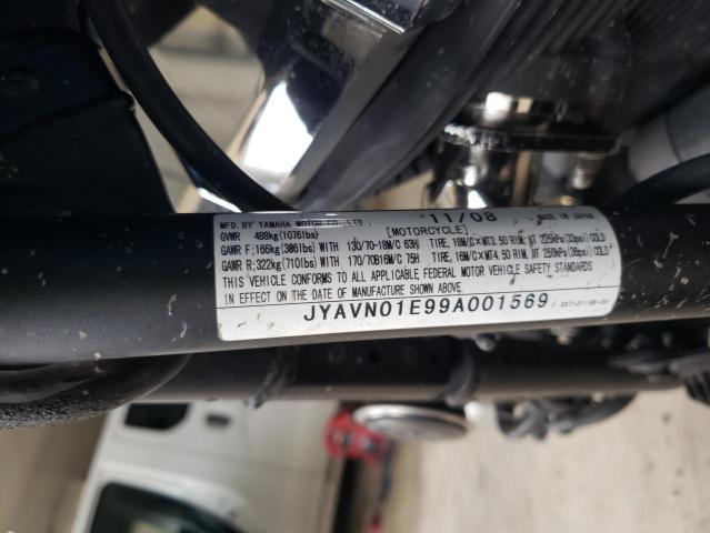 2009 YAMAHA XVS950 A JYAVN01E99A001569
