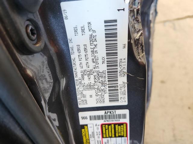 2019 TOYOTA TUNDRA DOU 5TFUY5F15KX861031