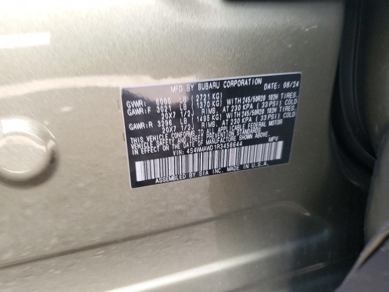 SUBARU ASCENT TOURING