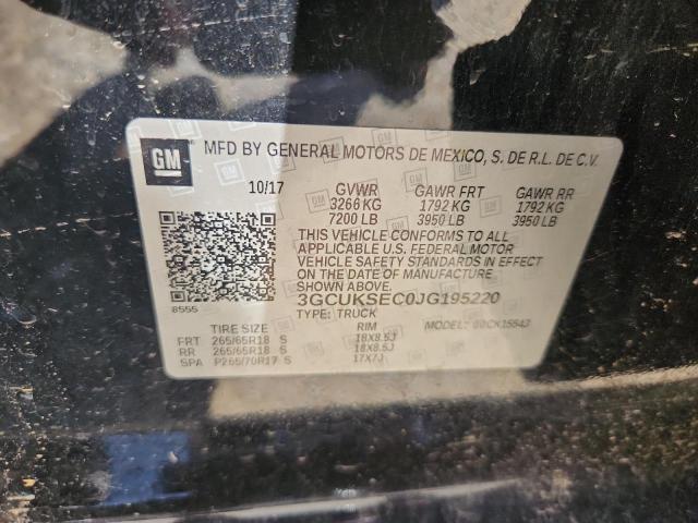 2018 CHEVROLET SILVERADO 3GCUKSEC0JG195220