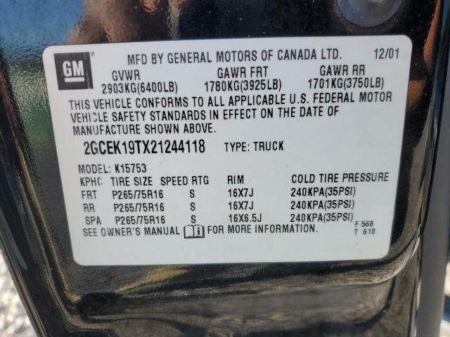 2002 CHEVROLET SILVERADO #3263733701