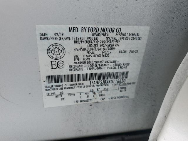 2019 FORD TAURUS LIM - 1FAHP2J8XKG116630