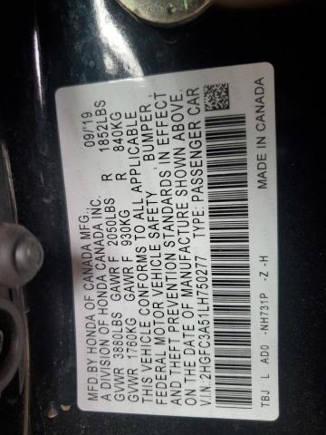 2020 HONDA CIVIC SI 2HGFC3A51LH750277