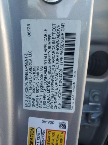 2025 HONDA ACCORD SE 1HGCY1F41SA043329