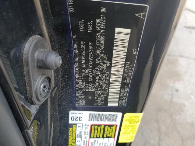 2018 TOYOTA SIENNA XLE 5TDDZ3DC3JS194793