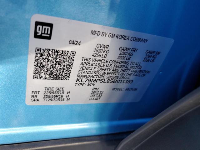 2025 CHEVROLET TRAILBLAZE KL79MPSL8SB011389