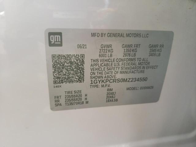 2021 CADILLAC XT6 PREMIU 1GYKPCRS0MZ234550