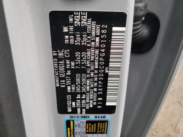 2023 KIA TELLURIDE 5XYP3DGC0PG401582