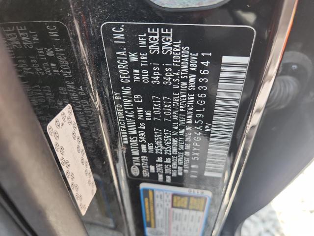 2020 KIA SORENTO S - 5XYPG4A59LG633641