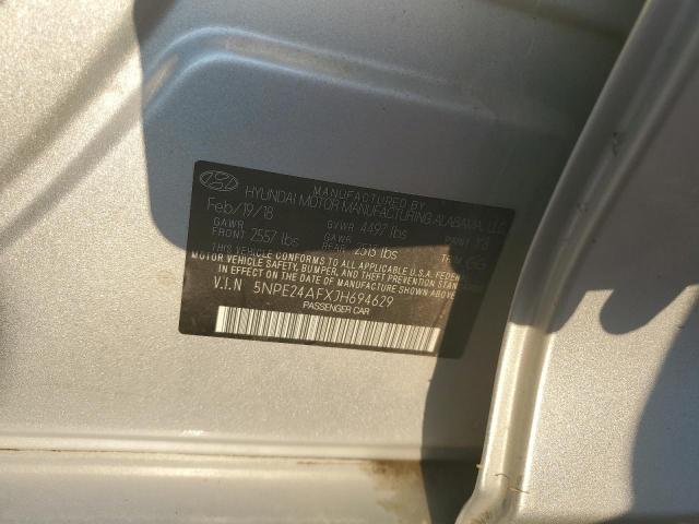 2018 HYUNDAI SONATA SE 5NPE24AFXJH694629