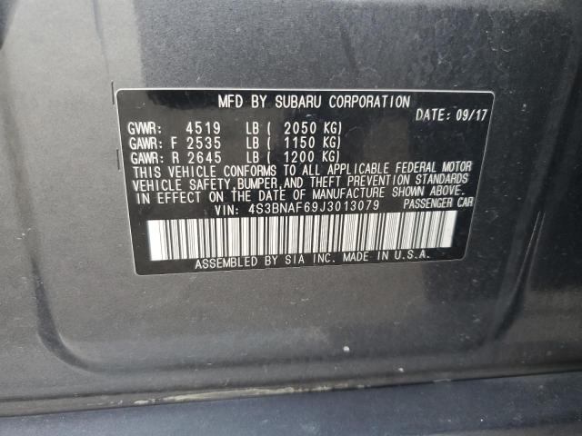 2018 SUBARU LEGACY 2.5I PREMIUM - 4S3BNAF69J3013079