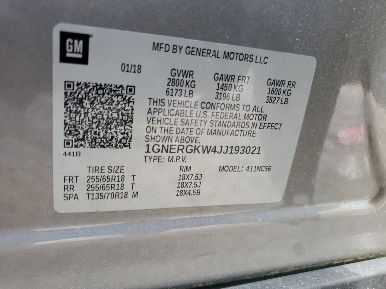 CHEVROLET TRAVERSE LT