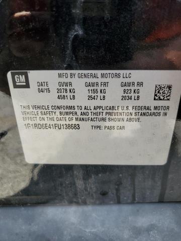 2015 CHEVROLET VOLT 1G1RD6E41FU138683