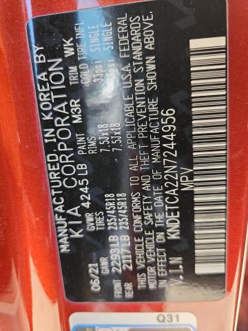 2022 KIA SELTOS SX KNDETCA22N7244956
