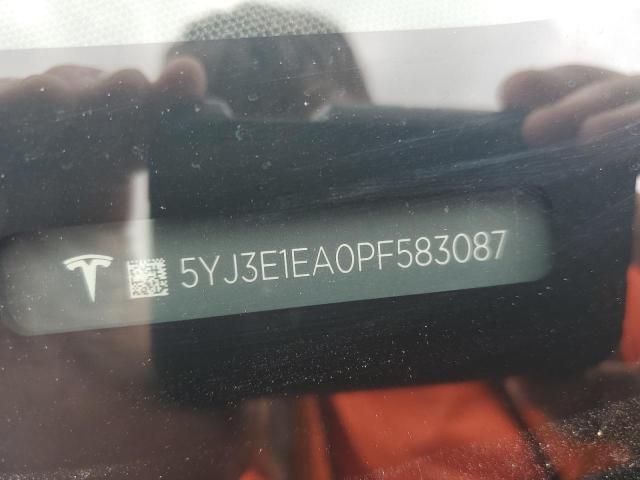 2023 TESLA MODEL 3 5YJ3E1EA0PF583087