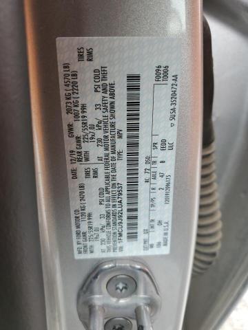 2020 FORD ESCAPE TIT 1FMCU9J92LUA79537