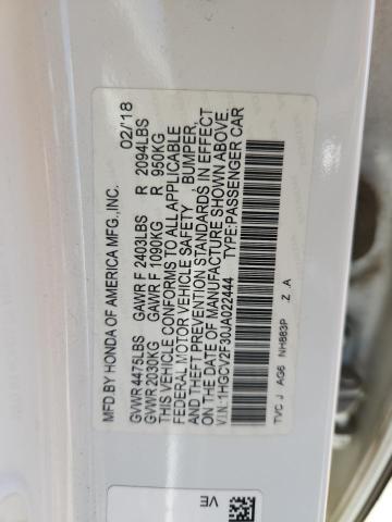 2018 HONDA ACCORD SPO - 1HGCV2F30JA022444