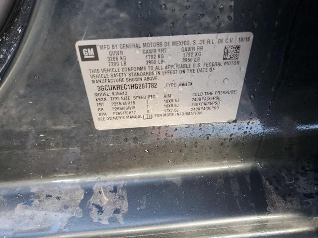 2017 CHEVROLET SILVERADO 3GCUKREC1HG207782
