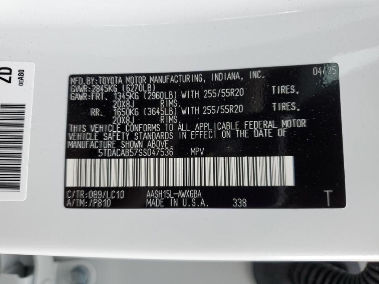 TOYOTA HIGHLANDER LE