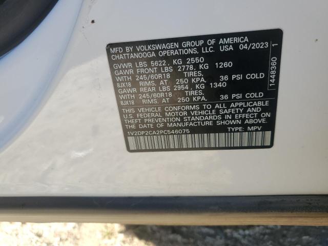 2023 VOLKSWAGEN ATLAS SE #3293280437