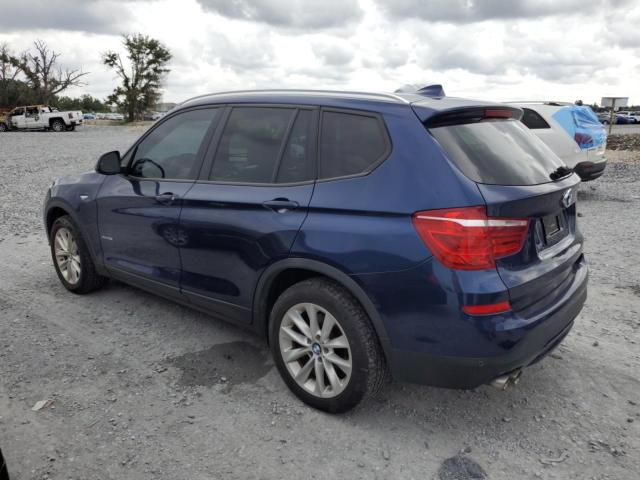 BMW X3 XDRIVE2 2015 blue  Gasoline 5UXWX9C53F0D53909 photo #3