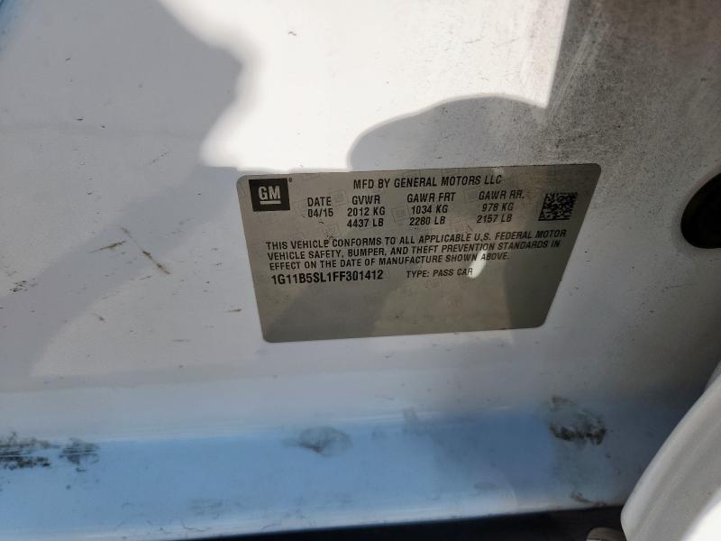 2015 CHEVROLET MALIBU LS - 1G11B5SL1FF301412